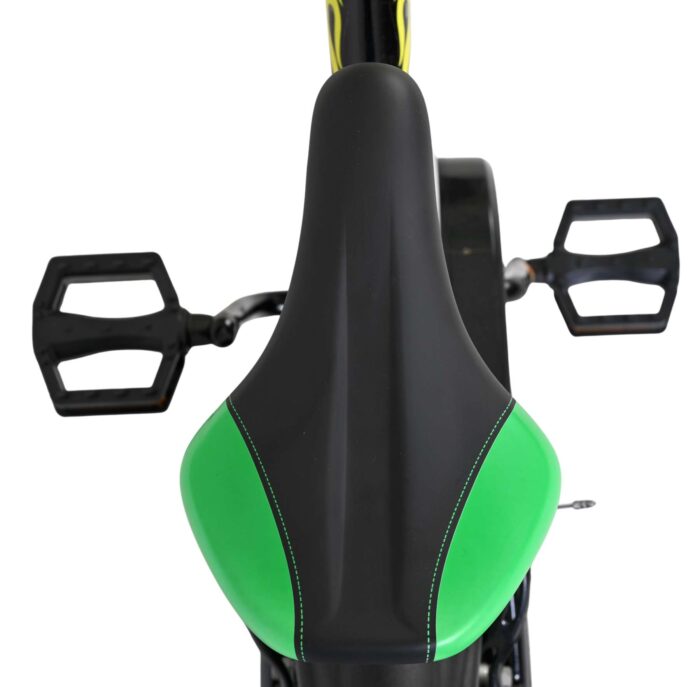 Volare Strike Kinderfiets - Jongens - 16 inch - Zwart Groen - Twee Handremmen - Afbeelding 4