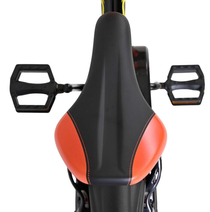 Volare Strike Kinderfiets - Jongens - 16 inch - Zwart Oranje - Twee Handremmen - Afbeelding 4