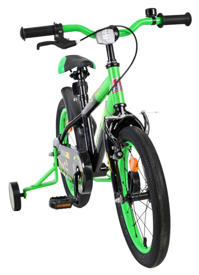 Volare Strike Kinderfiets - Jongens - 16 inch - Zwart Groen - Afbeelding 5