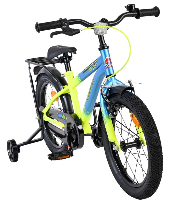 Volare Thombike Kinderfiets - Jongens - 16 inch - Blauw Geel - Afbeelding 5