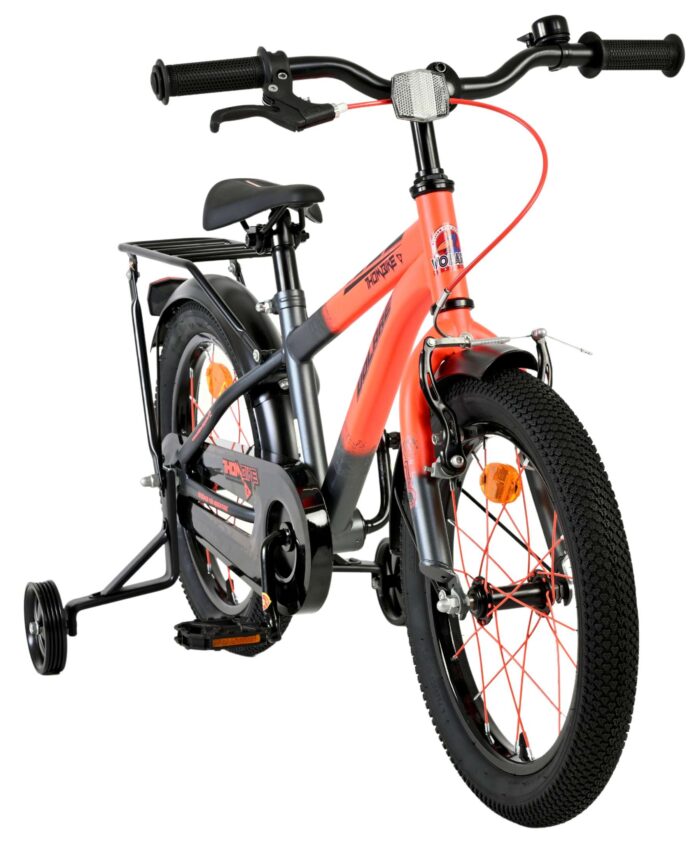 Volare Thombike Kinderfiets - Jongens - 16 inch - Oranje Grijs - Afbeelding 5