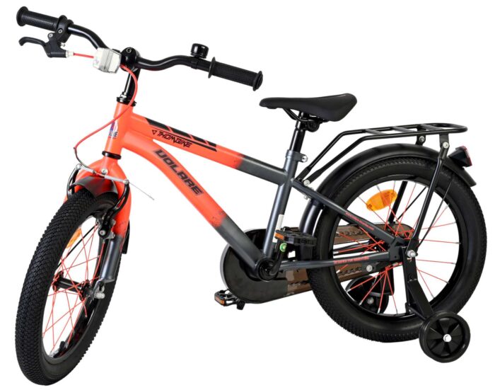 Volare Thombike Kinderfiets - Jongens - 16 inch - Oranje Grijs - Afbeelding 8