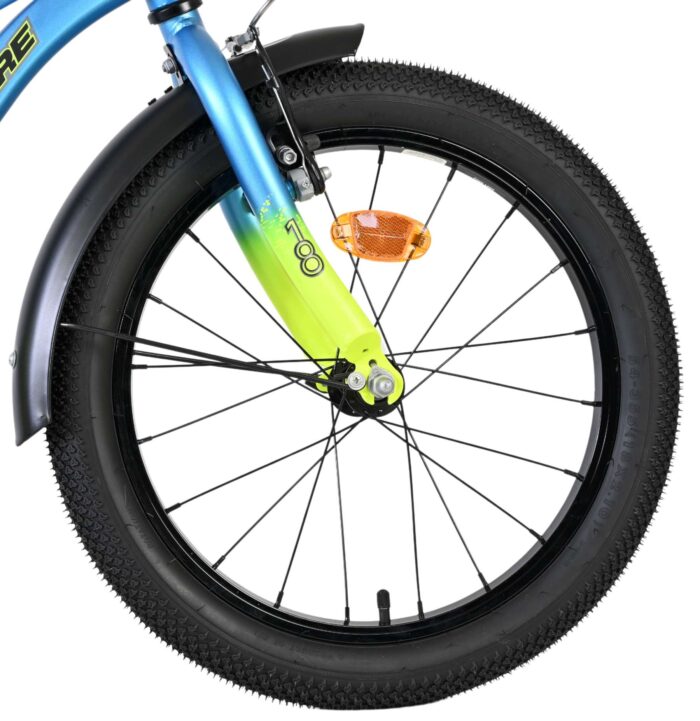 Volare Thombike Kinderfiets - Jongens - 18 inch - Blauw Geel - Afbeelding 3
