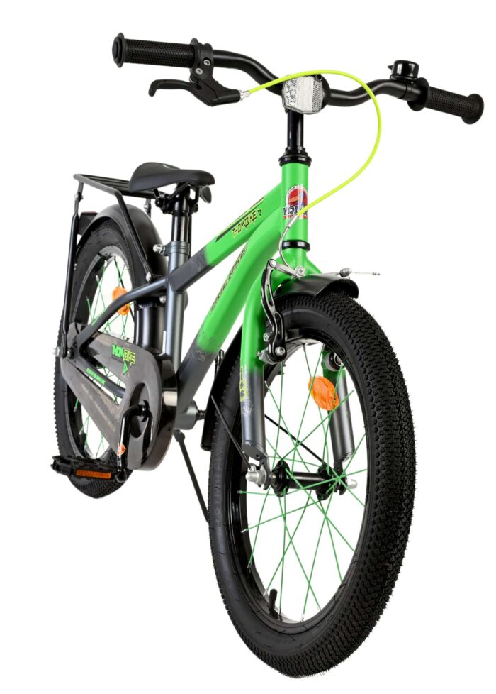 Volare Thombike Kinderfiets - Jongens - 18 inch - Groen Grijs - Afbeelding 5