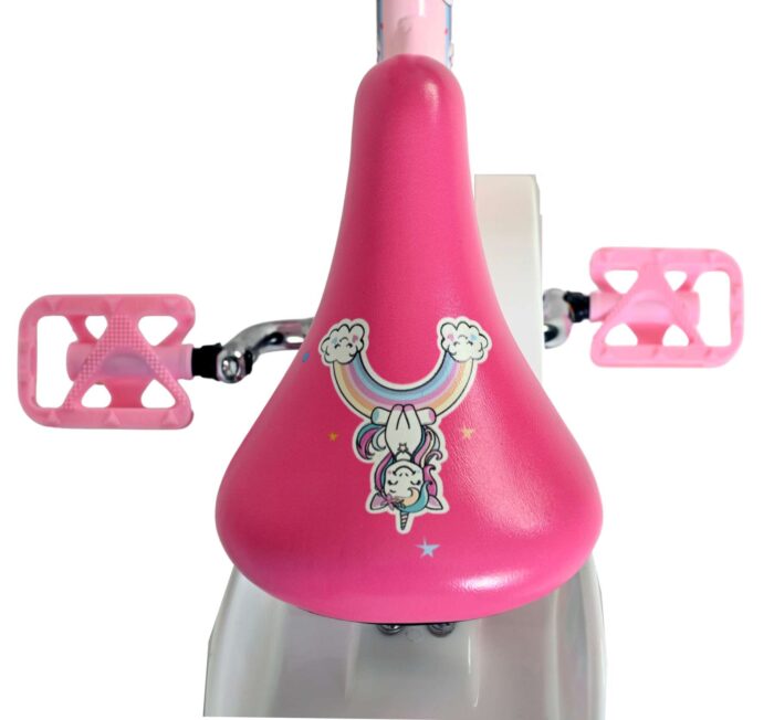 Volare Unicorn Kinderfiets - Meisjes - 12 inch - Roze - Afbeelding 4
