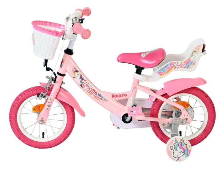 Volare Unicorn Kinderfiets - Meisjes - 12 inch - Roze - Afbeelding 7