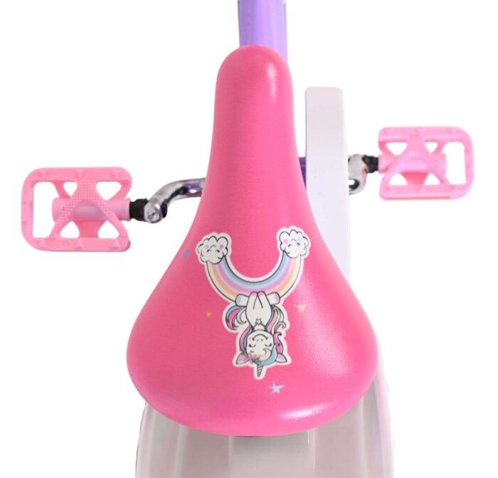 Volare Unicorn Kinderfiets - Meisjes - 14 inch - Paars - Afbeelding 4