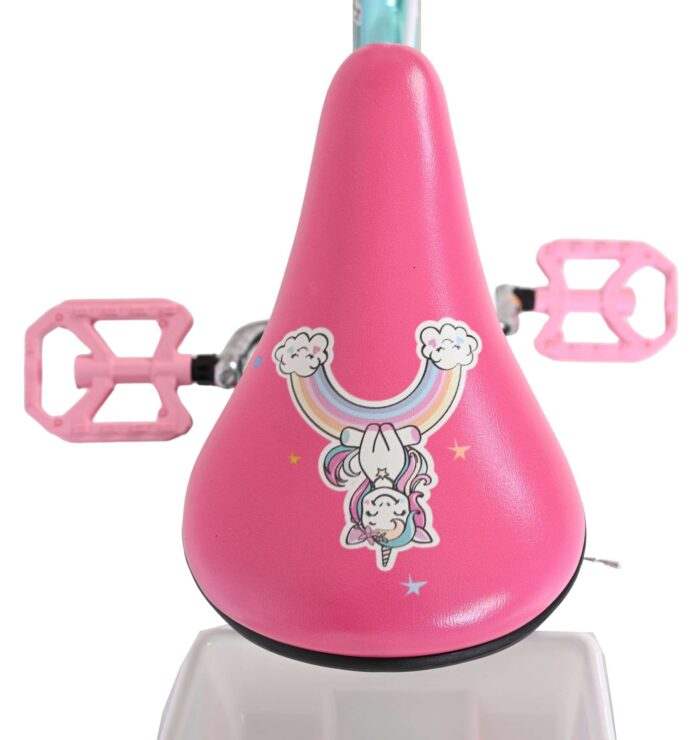 Volare Unicorn Kinderfiets - Meisjes - 16 inch - Groen - Twee Handremmen - Afbeelding 4
