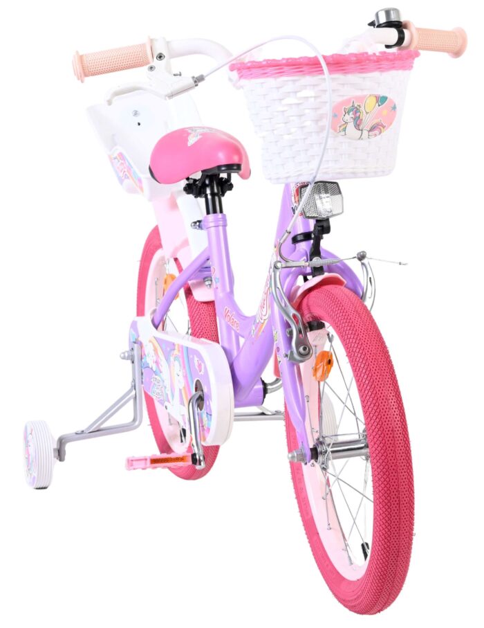 Volare Unicorn Kinderfiets - Meisjes - 16 inch - Paars - Afbeelding 5