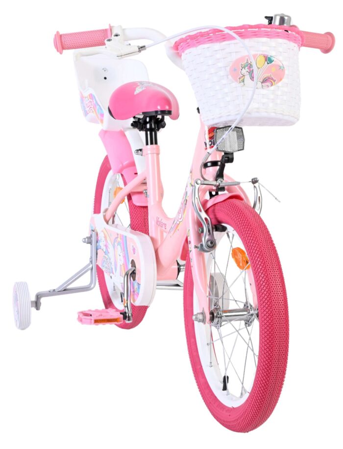Volare Unicorn Kinderfiets - Meisjes - 16 inch - Roze - Afbeelding 5