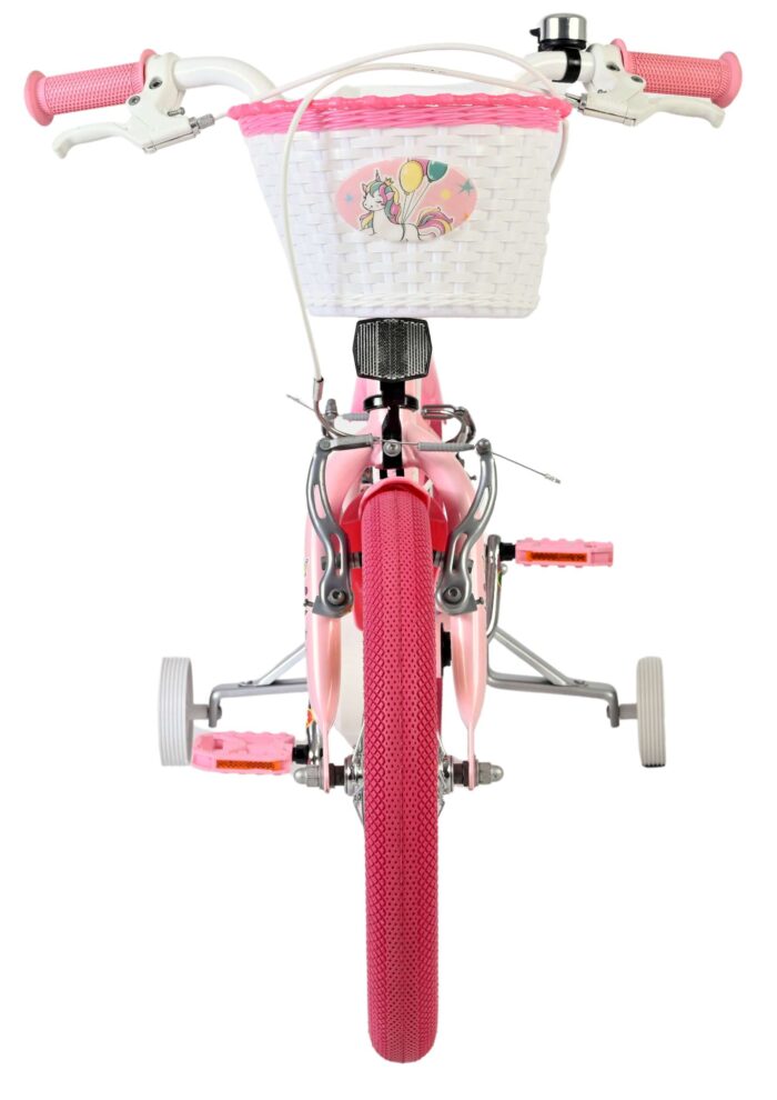 Volare Unicorn Kinderfiets - Meisjes - 16 inch - Roze - Twee Handremmen - Afbeelding 6