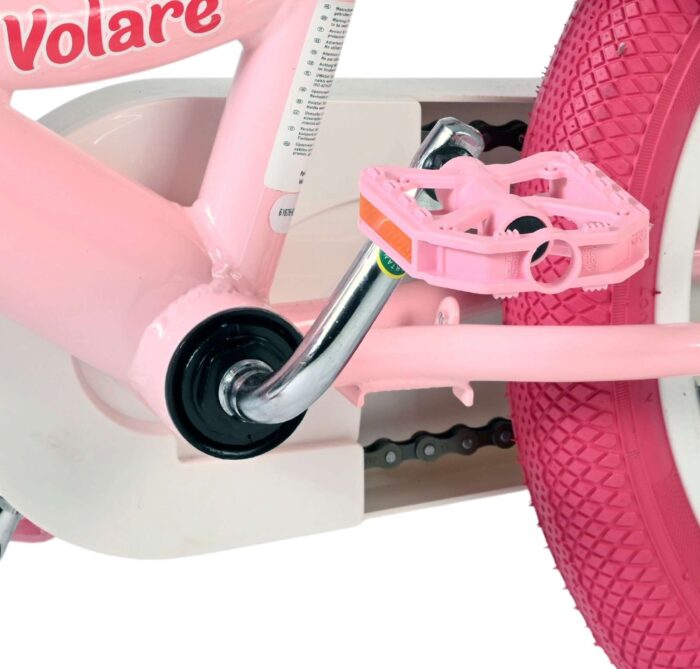 Volare Unicorn Kinderfiets - Meisjes - 16 inch - Roze - Twee Handremmen - Afbeelding 9