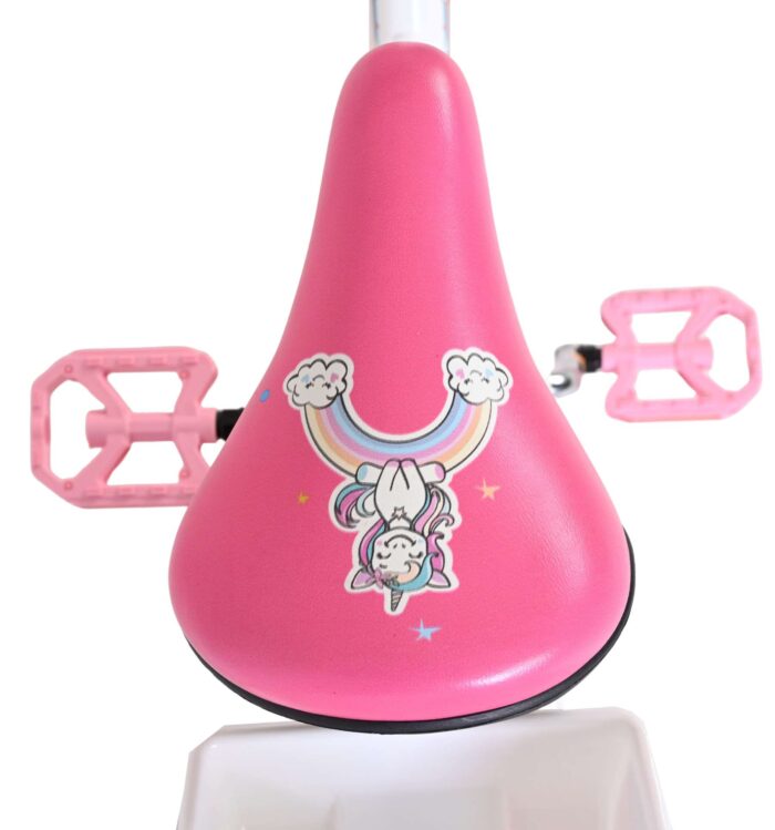Volare Unicorn Kinderfiets - Meisjes - 16 inch - Wit - Afbeelding 4
