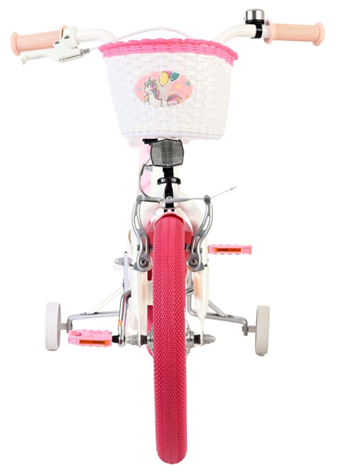 Volare Unicorn Kinderfiets - Meisjes - 16 inch - Wit - Afbeelding 6