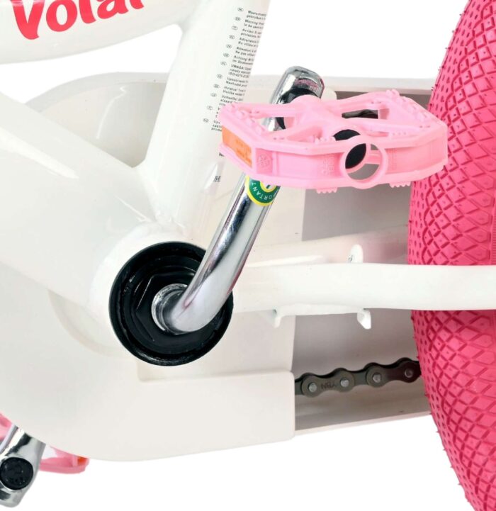 Volare Unicorn Kinderfiets - Meisjes - 16 inch - Wit - Twee Handremmen - Afbeelding 9