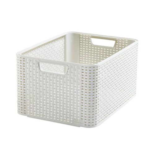 Curver Style Opbergmand maat L 30 l wit