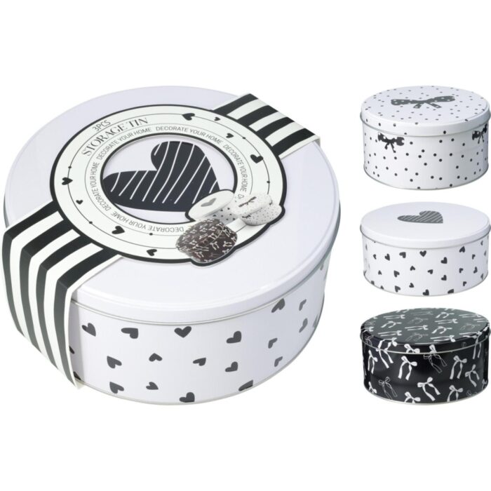 Voorraadblik set 3 stuks