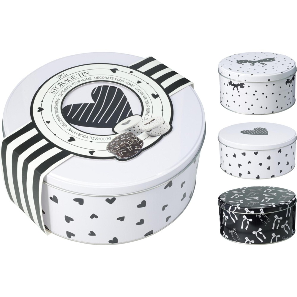 Voorraadblik set 3 stuks