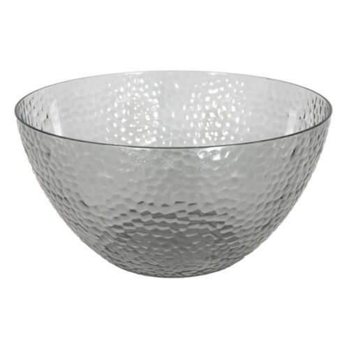 Schaal kunststof transparant grijs ø25