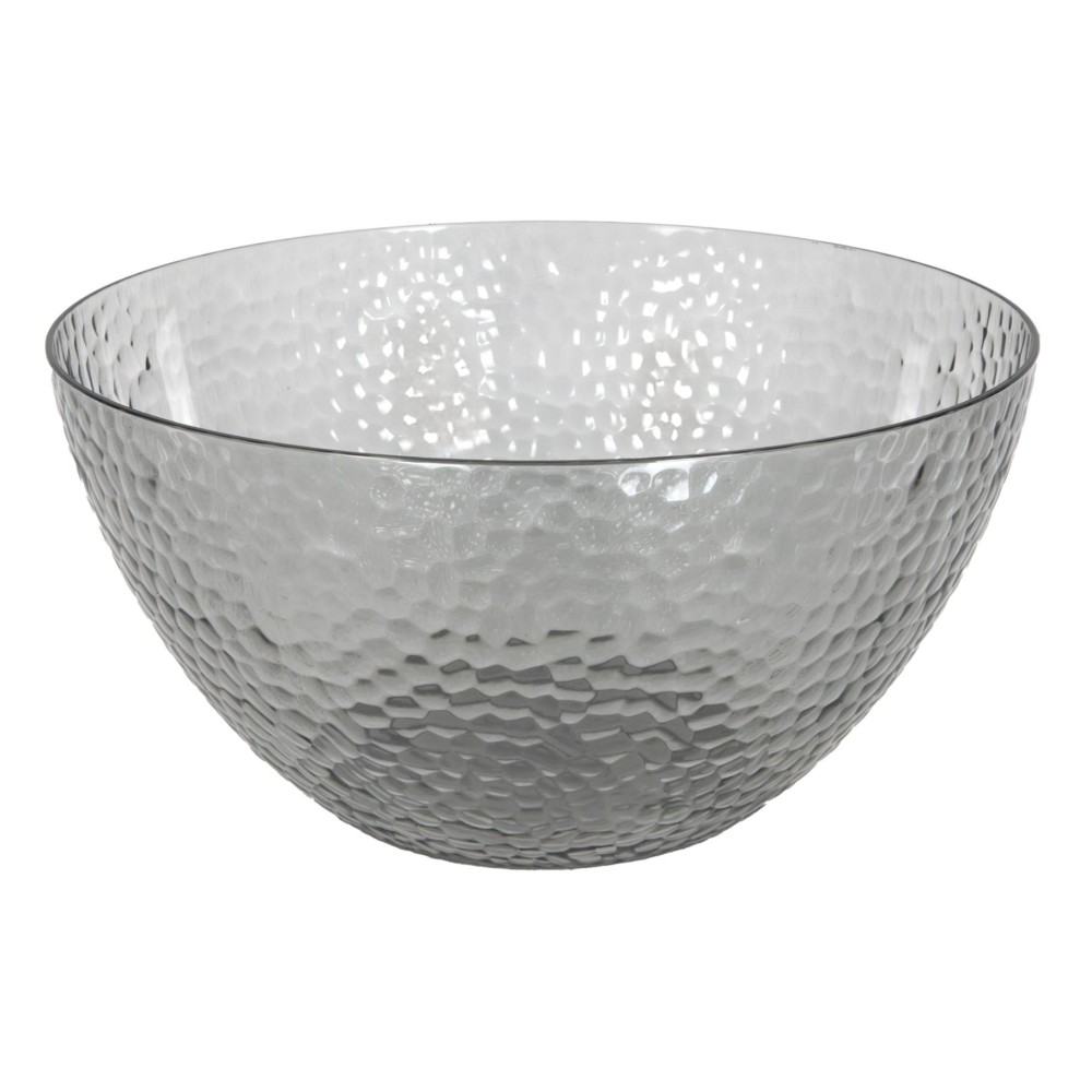 Schaal kunststof transparant grijs ø25