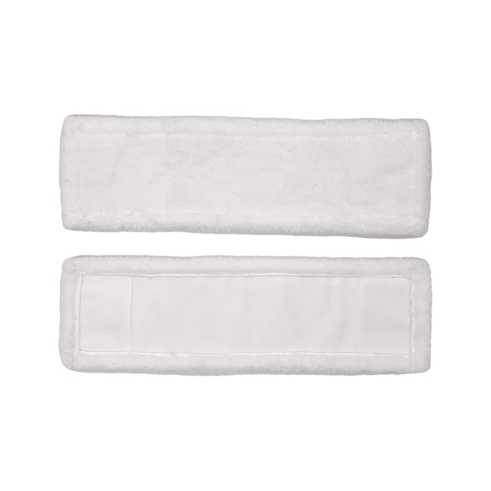 Clean home microvezel dweildoeken wit 2 stuks