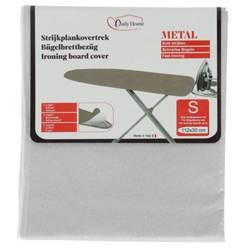 Daily home strijkhoes metal 120x38 cm