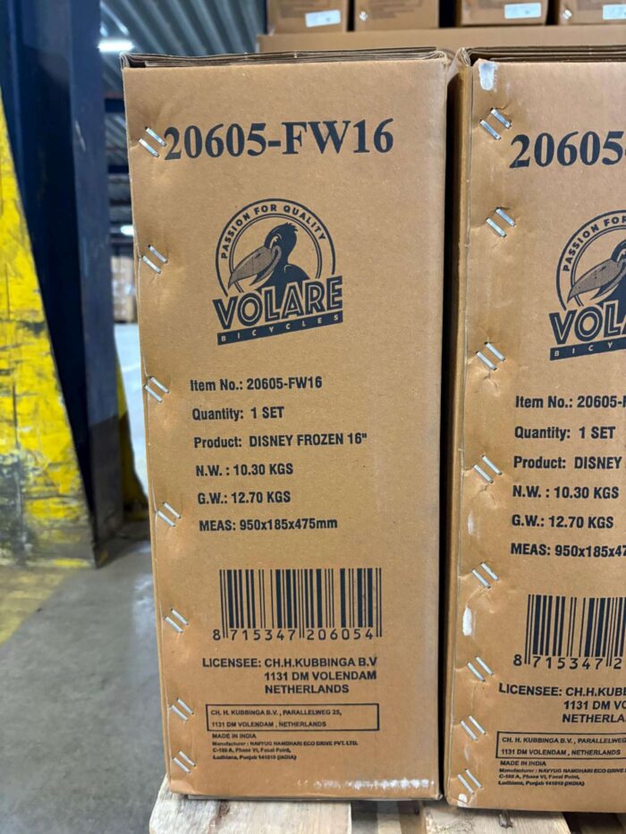 Disney Frozen 2 Kinderfiets - Meisjes - 16 inch - Blauw/Paars - Twee handremmen - Afbeelding 11