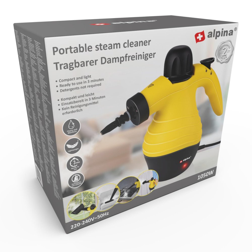 Stoomreiniger draagbaar