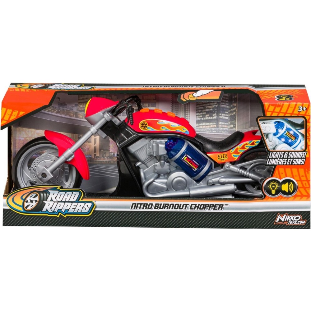 Road Rippers nitro burnout chopper: red flames