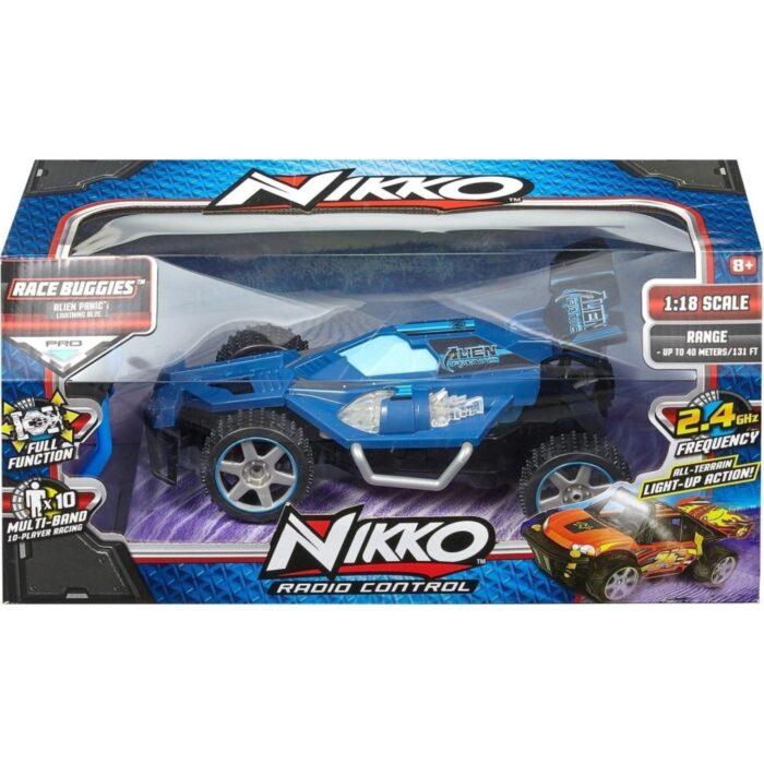 R/C Nikko race buggies: alien panic blue