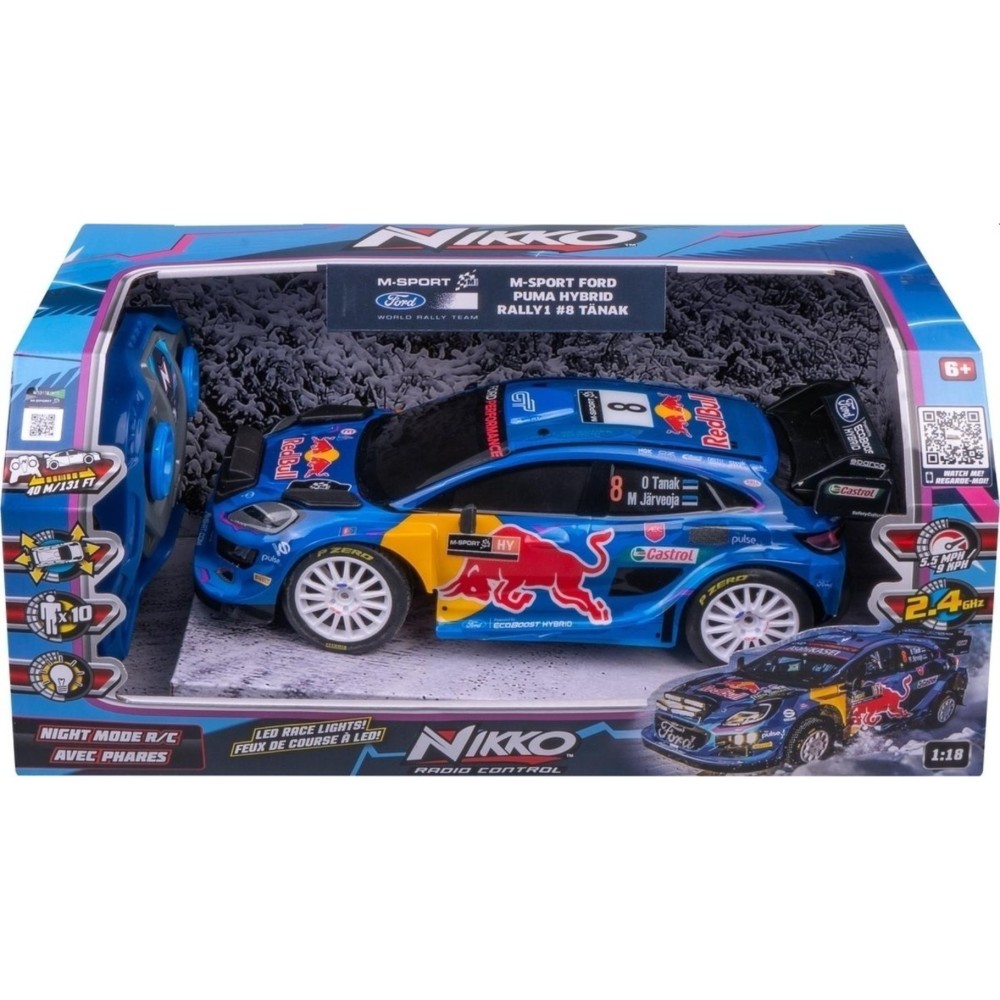 Nikko RC Rally 1:18 M-Sport Ford Puma #8 Tanak
