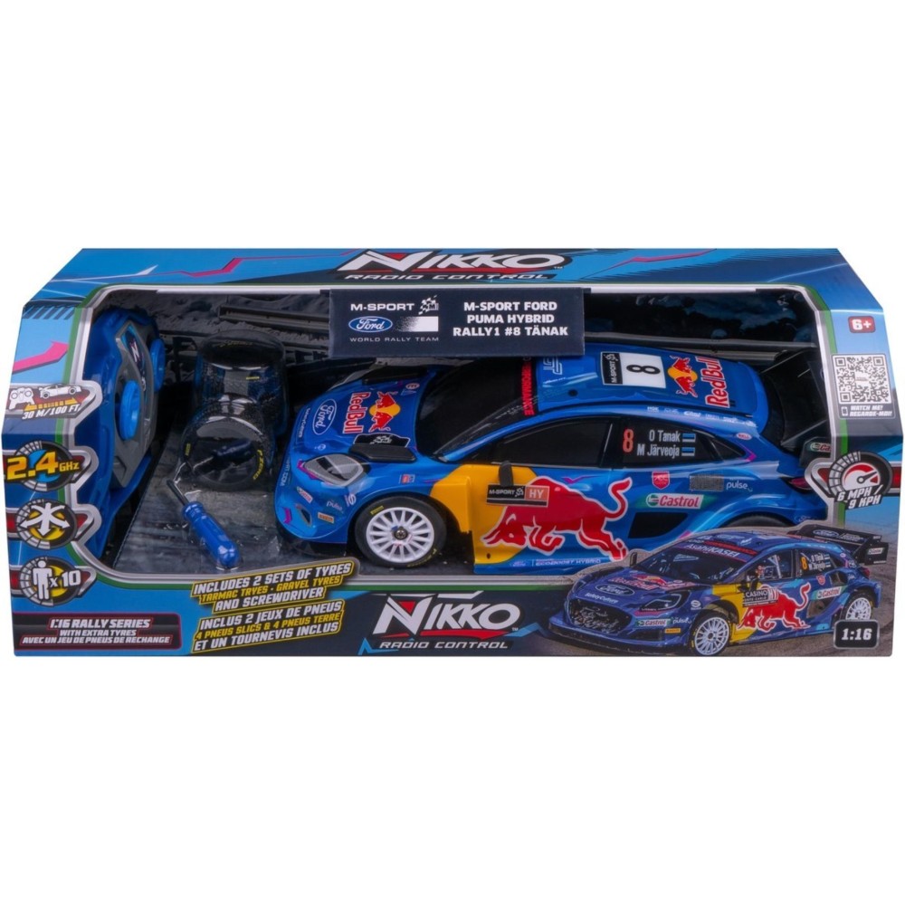 R/C Nikko rally 1:16 M-sport Ford Puma #8 Tanak