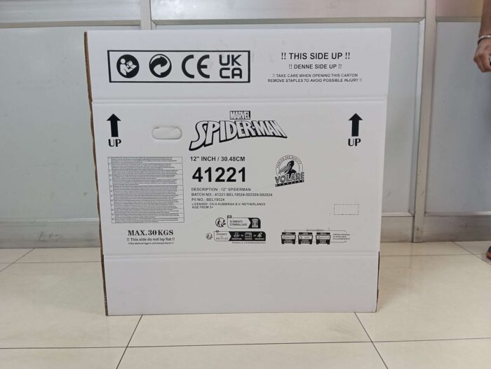 Spider-Man Kinderfiets - Jongens - Mag Wheels - 12 inch - Rood - Afbeelding 12