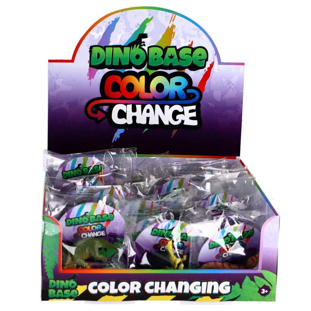 Amazing Cool Dinobase color change assorti