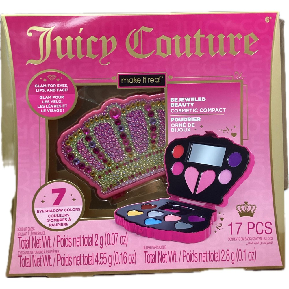 Juicy couture bejeweled luxe make-up set