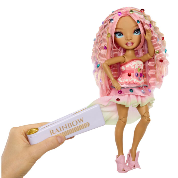 Rainbow High Be Dazzling Fashion Dolls Adeline  Rose (Pink) - Afbeelding 3