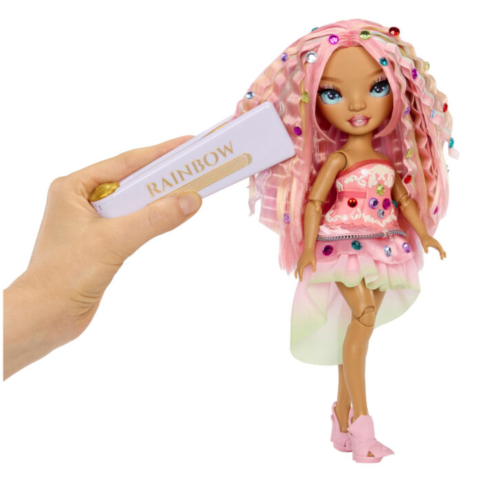 Rainbow High Be Dazzling Fashion Dolls Adeline  Rose (Pink) - Afbeelding 4