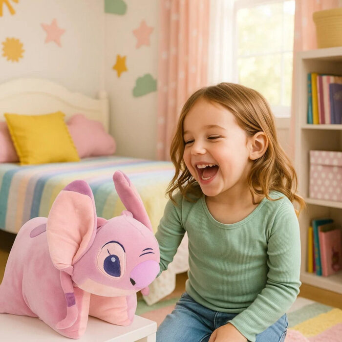 Lilo&Stitch Angel 2in1 knuffelkussen 45x28cm - Afbeelding 3