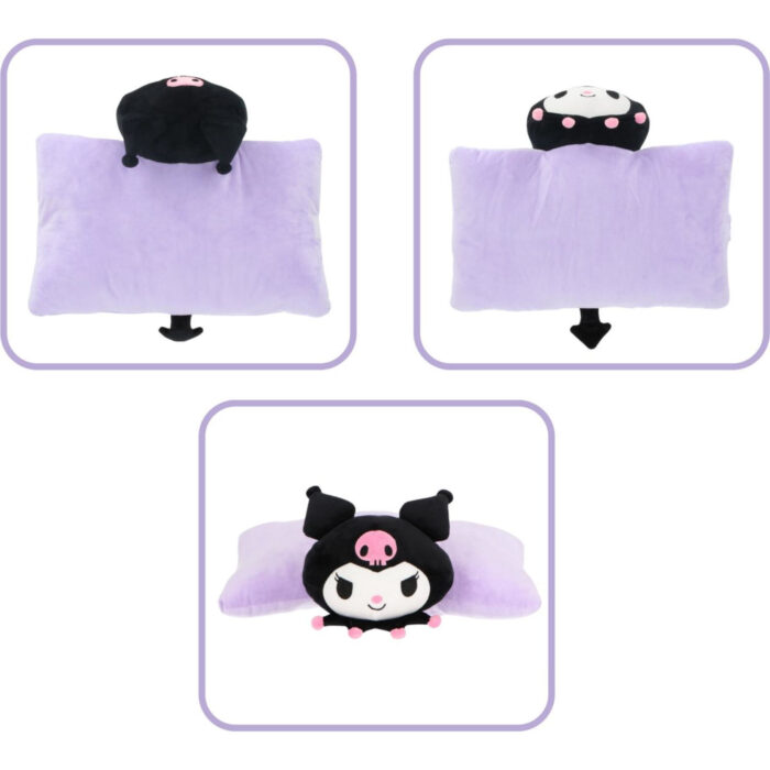 Hello Kitty Kuromi 2in1 knuffelkussen 45x28cm - Afbeelding 2