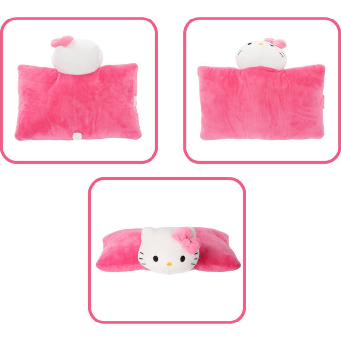 Hello Kitty 2in1 knuffelkussen 45x28cm - Afbeelding 2