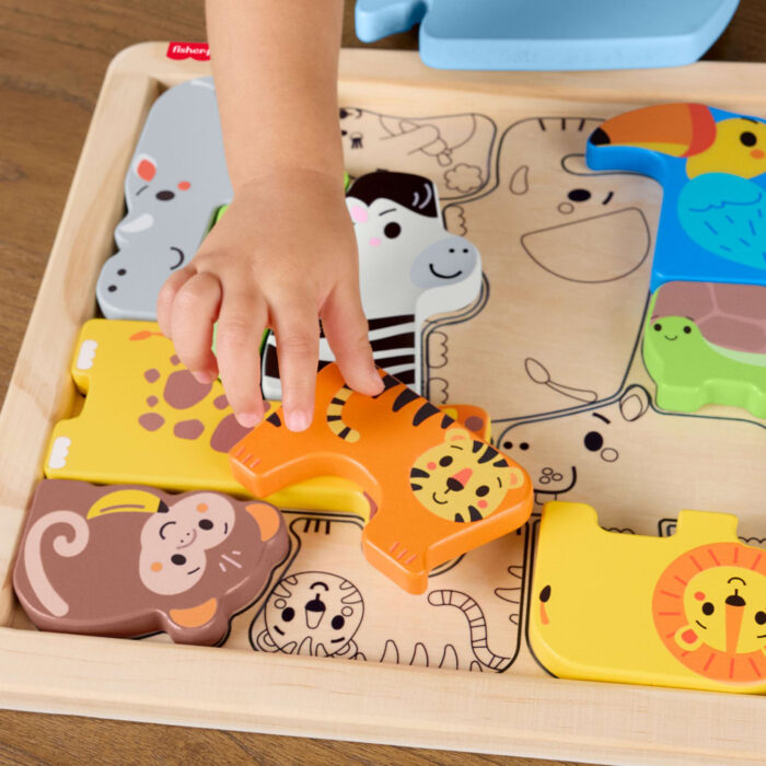 Fisher-Price hout dieren puzzel - Afbeelding 3