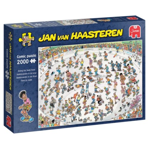 Jan van Haasteren Skateboarden In De Bowl 2000 stukjes