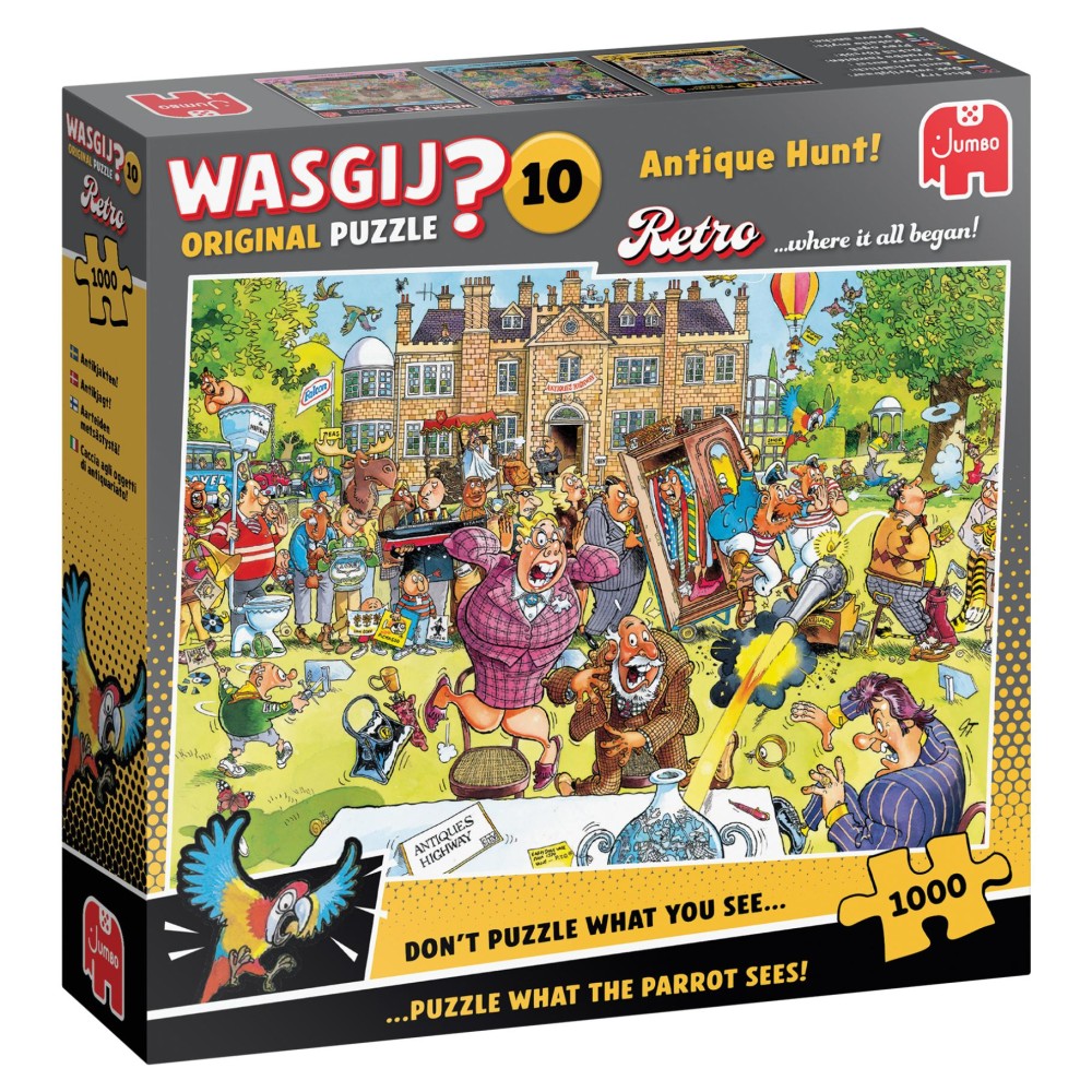 Puzzel Wasgij Retro Original 10  Antiekjacht 1000