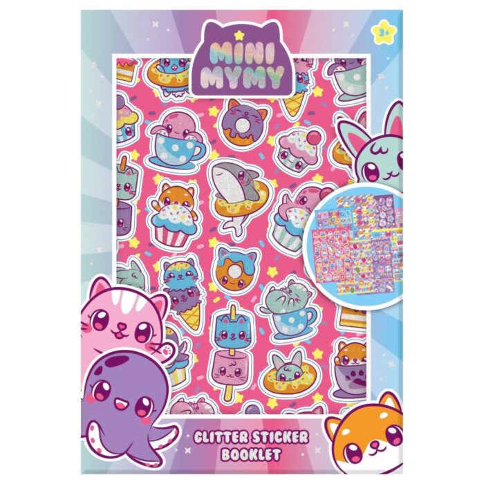 Mini mymy glitter stickerboekje A5