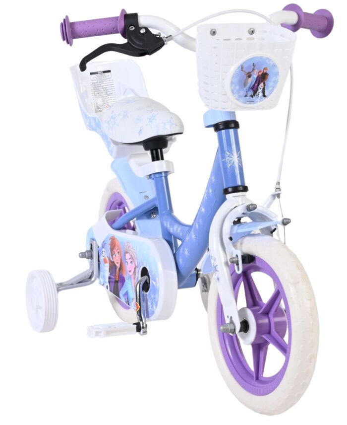 Disney Frozen Kinderfiets - Meisjes - Mag Wheels - 12 inch - Blauw - Afbeelding 5