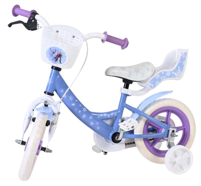 Disney Frozen Kinderfiets - Meisjes - Mag Wheels - 12 inch - Blauw - Afbeelding 8