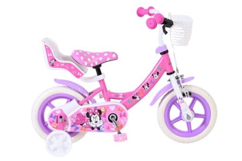 Disney Minnie Kinderfiets - Meisjes - Mag Wheels - 12 inch - Roze