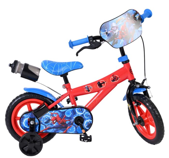 Spider-Man Kinderfiets - Jongens - Mag Wheels - 12 inch - Rood - Afbeelding 10