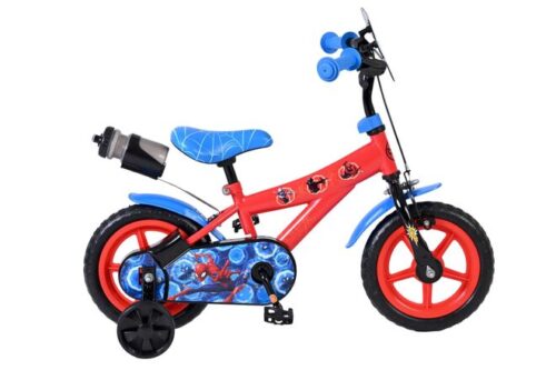 Spider-Man Kinderfiets - Jongens - Mag Wheels - 12 inch - Rood