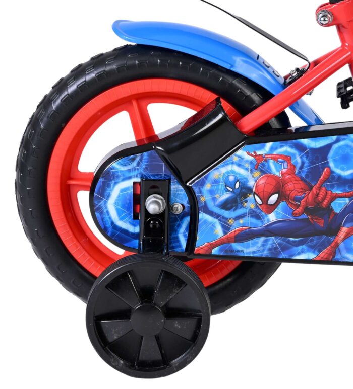 Spider-Man Kinderfiets - Jongens - Mag Wheels - 12 inch - Rood - Afbeelding 2